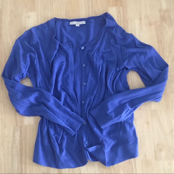 LOFT Sweaters - LOFT blue cardigan